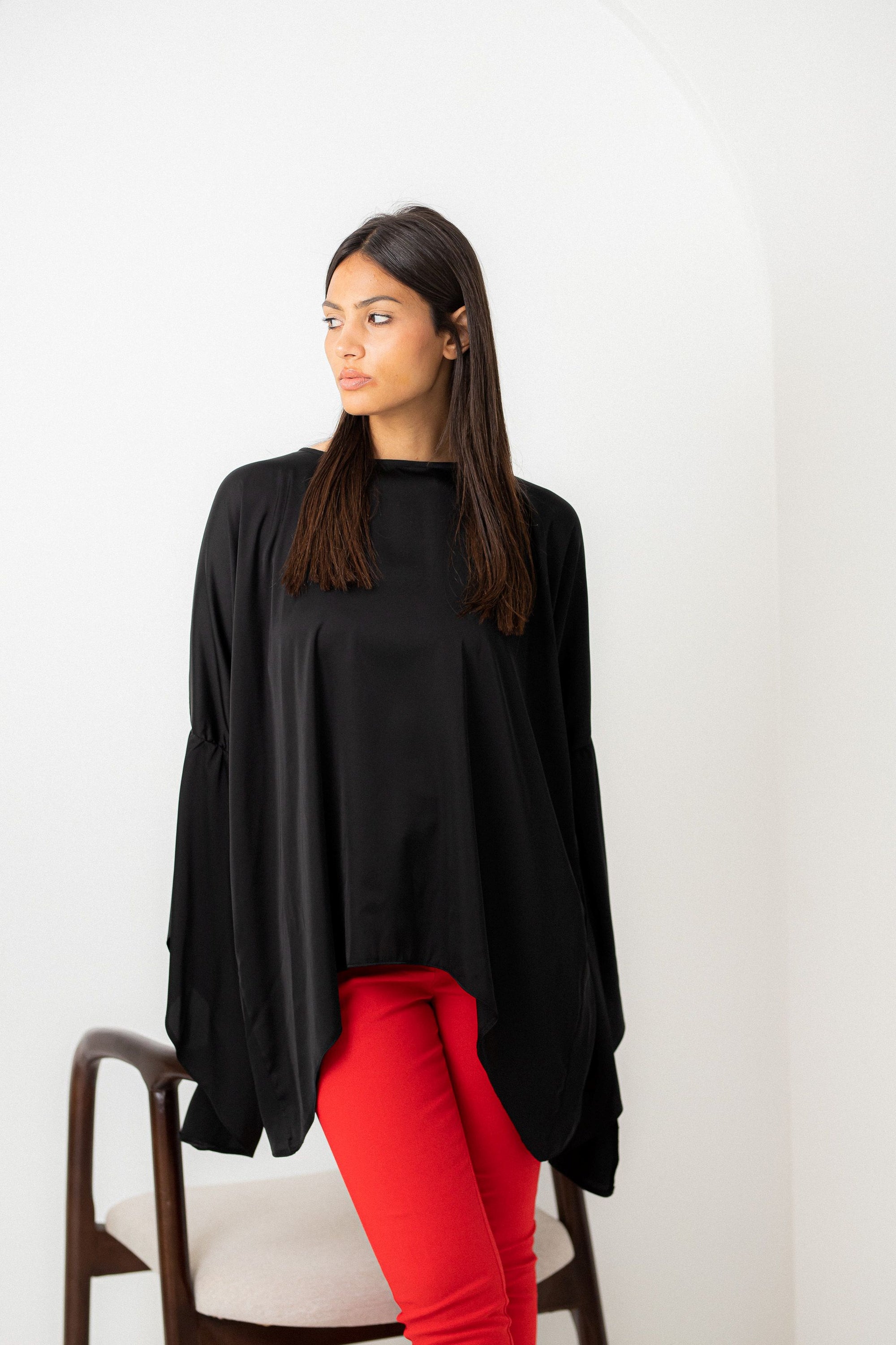 Black butterfly Top