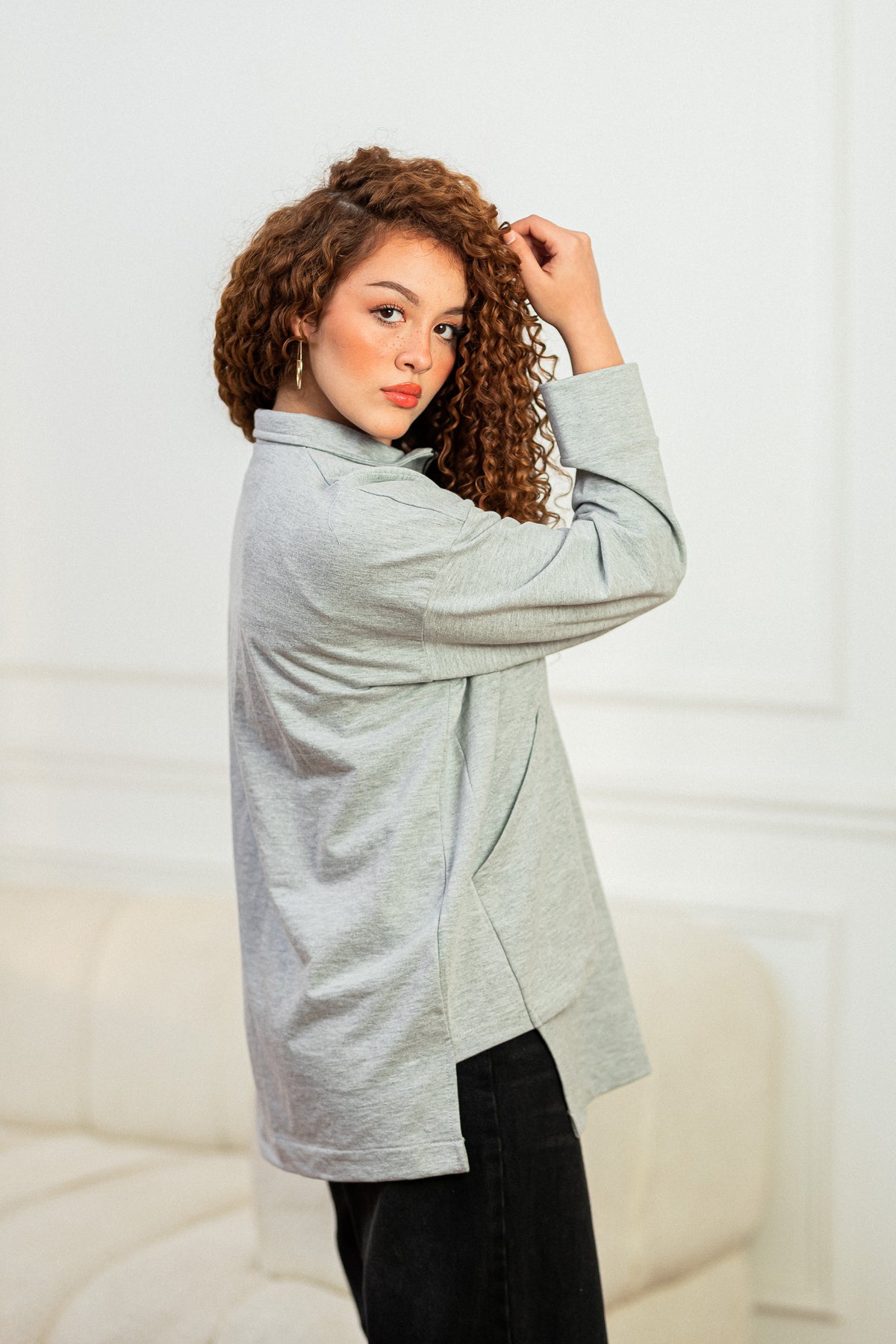 Baggy pocket sweatshirt