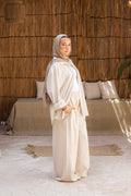 Beige Linen oversized shirt