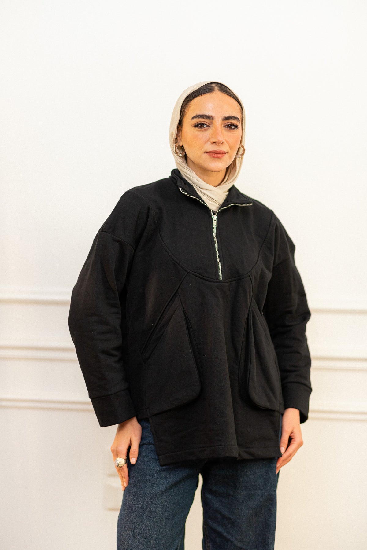 Baggy pocket sweatshirt