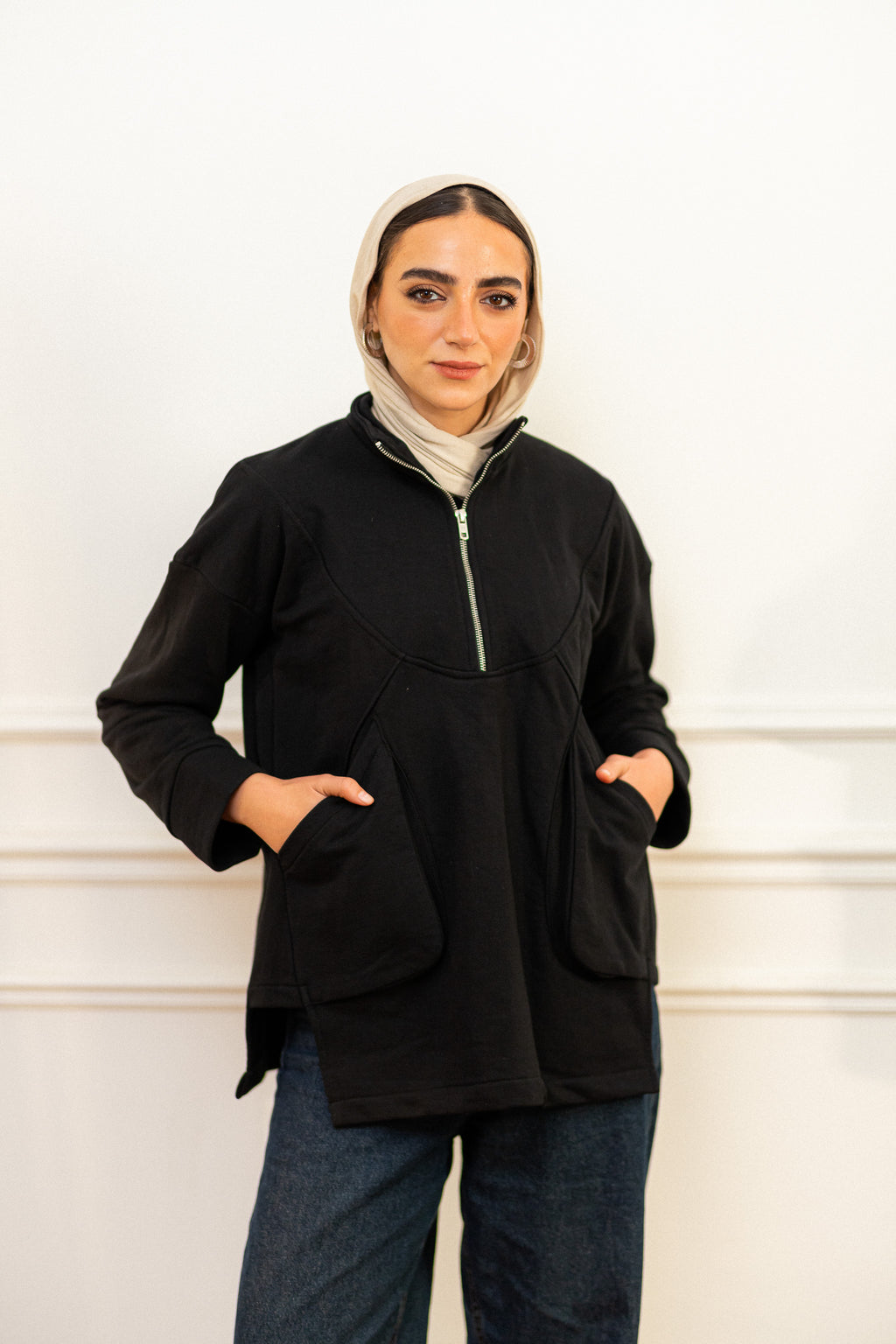 Baggy pocket sweatshirt
