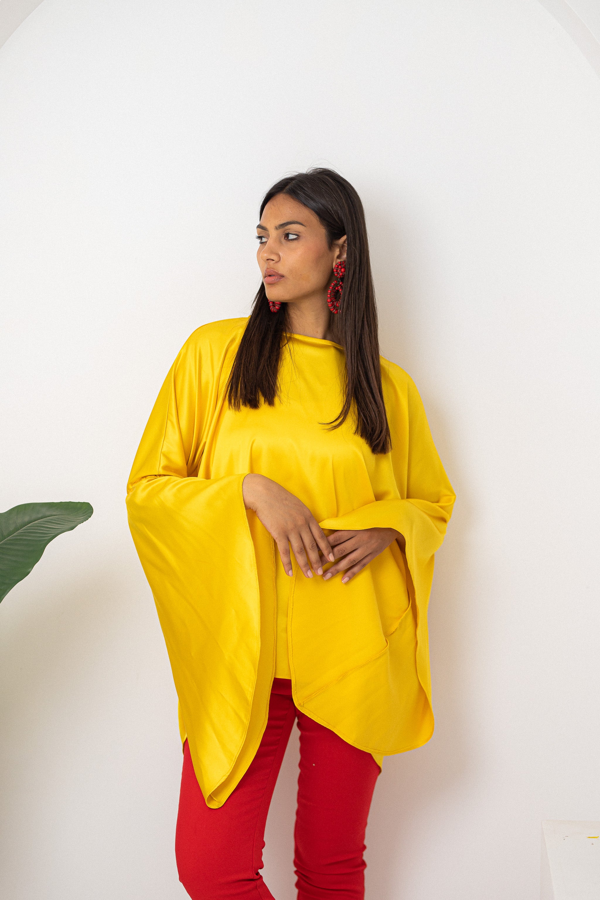 Yellow butterfly Top