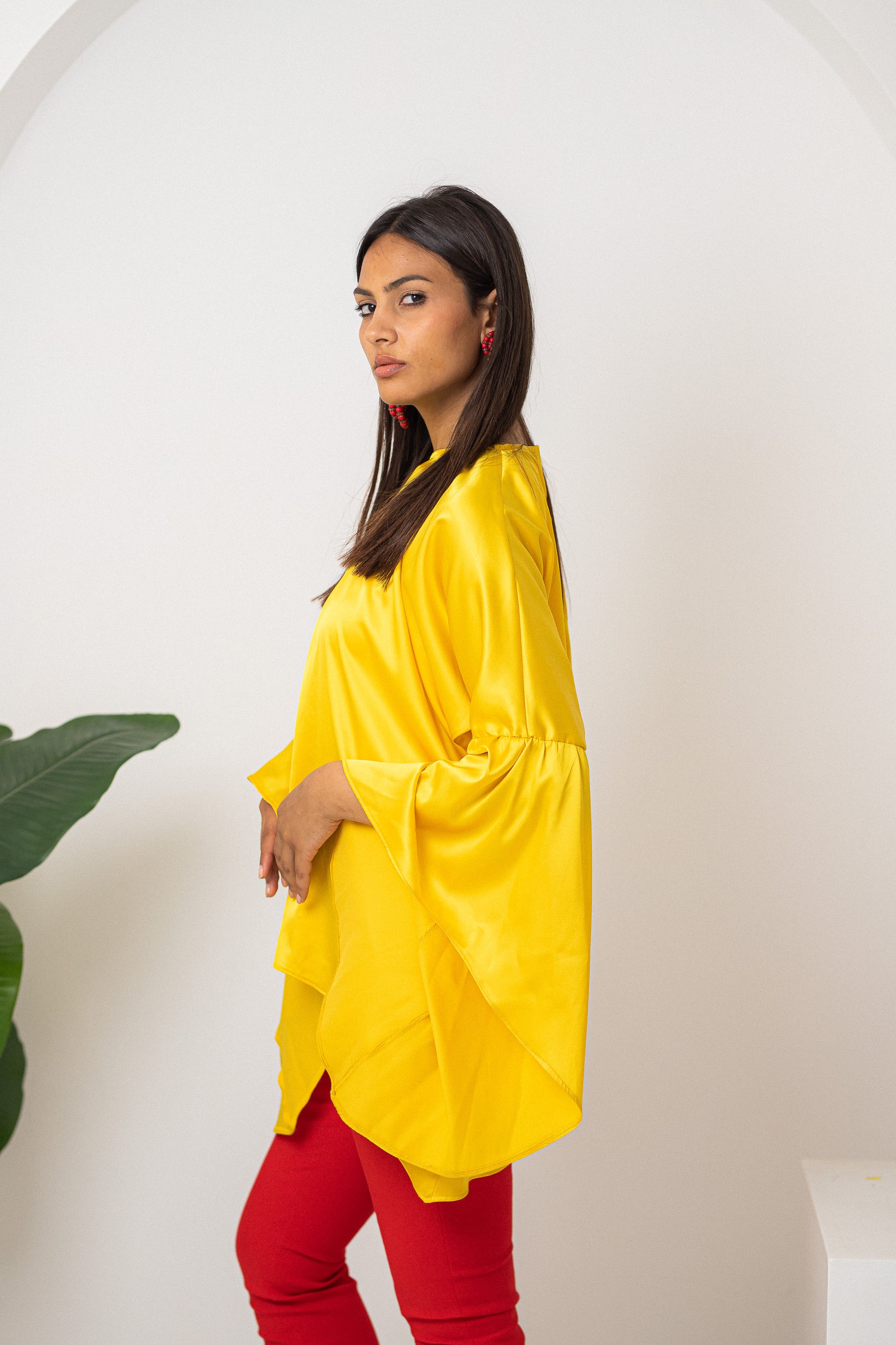 Yellow butterfly Top