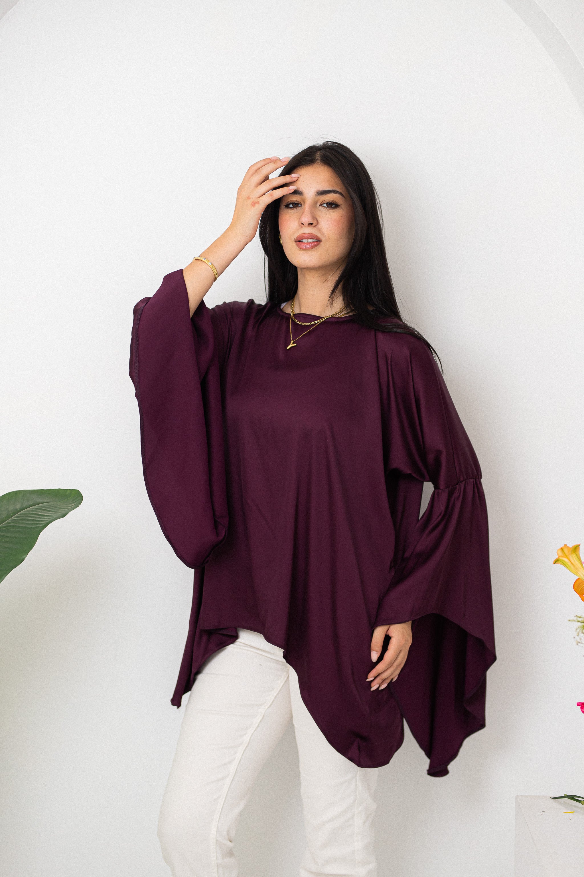 Orange butterfly Top