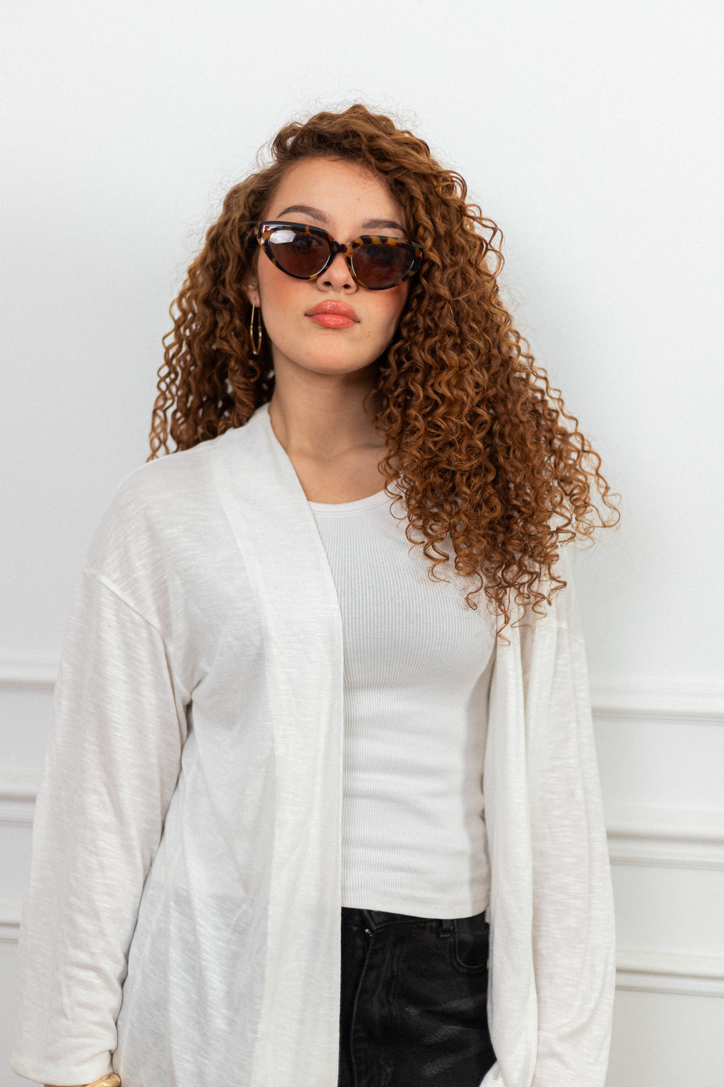 White Cardigan