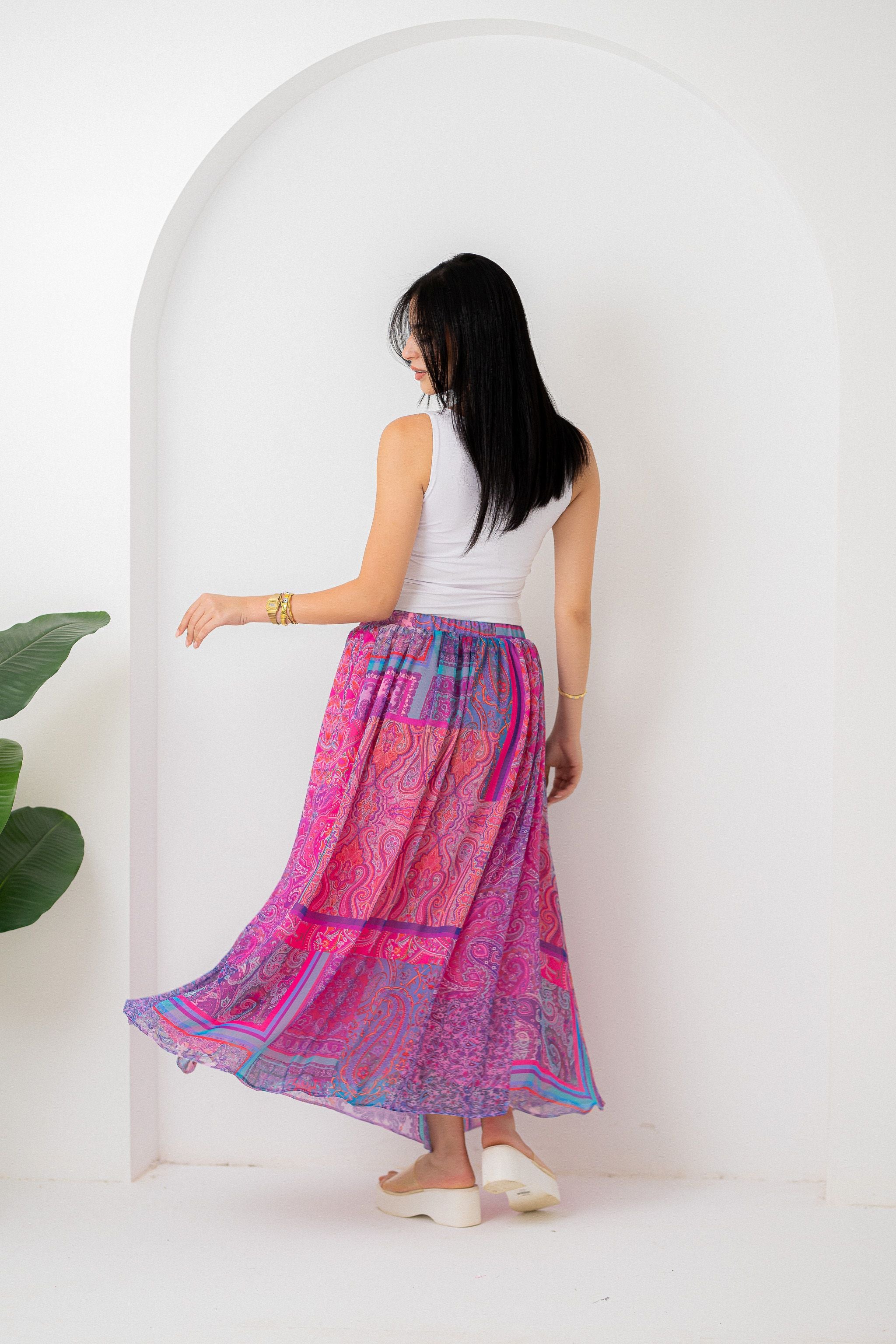 Indian Paisley Skirt