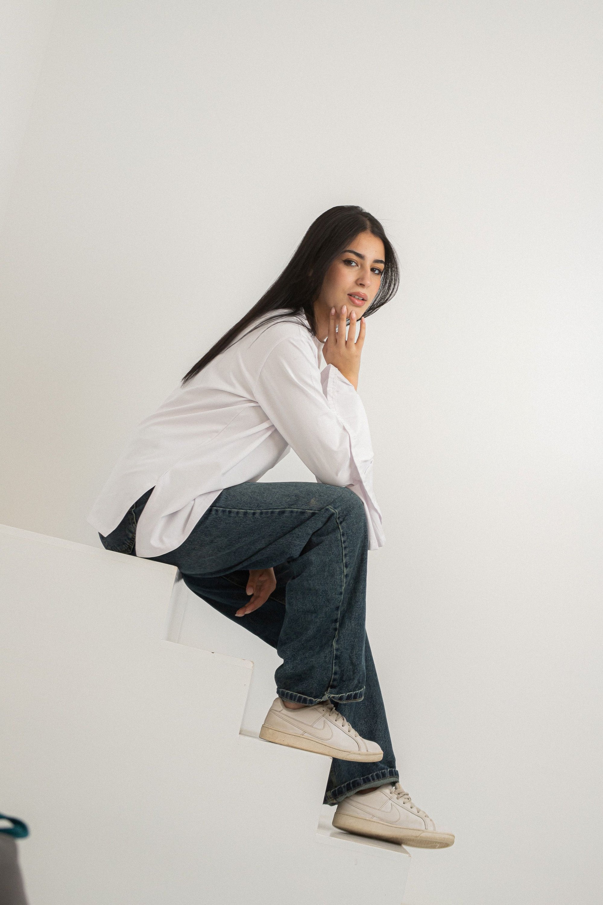 White Sensu sleeves t-shirt