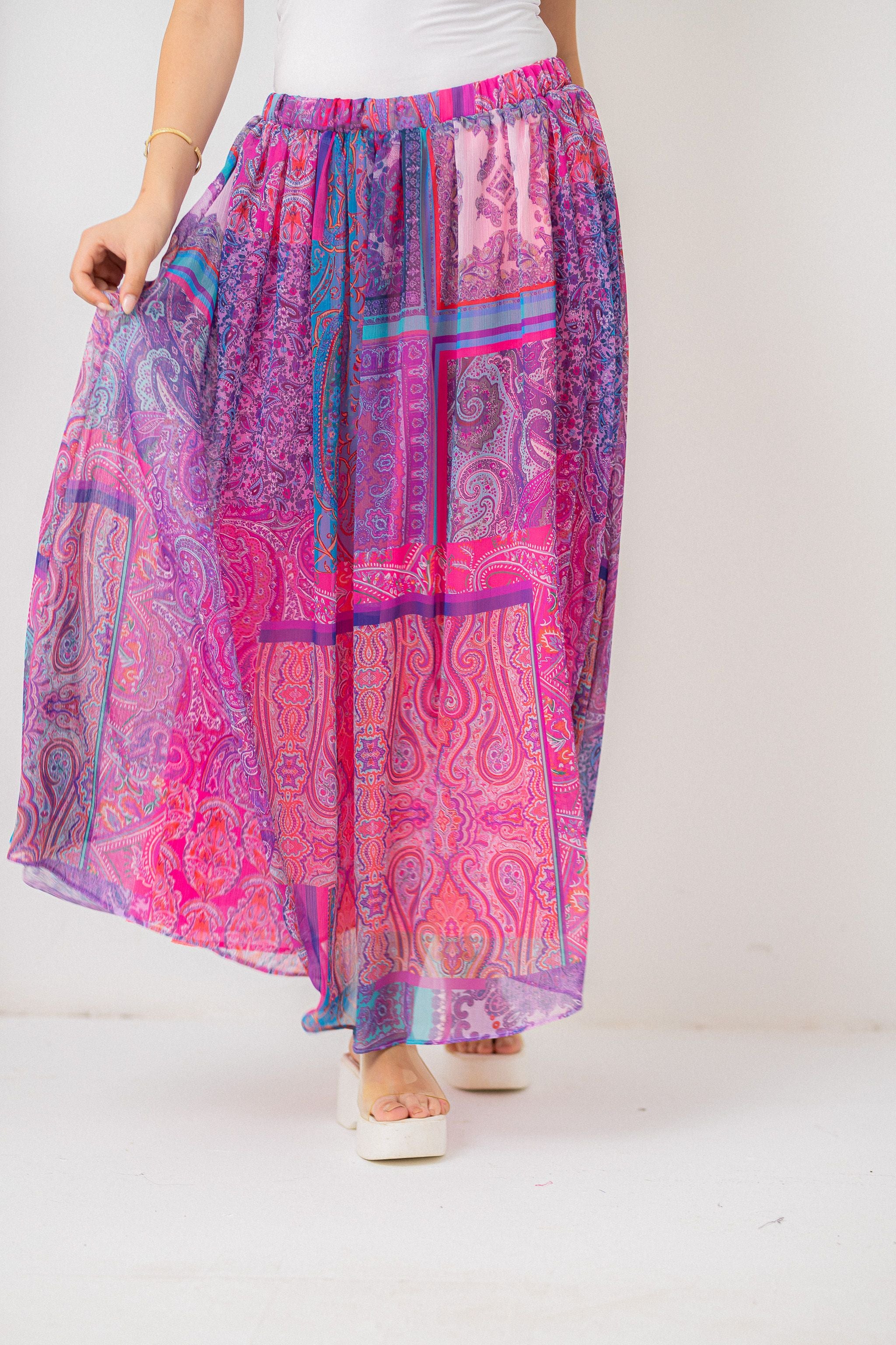 Indian Paisley Skirt