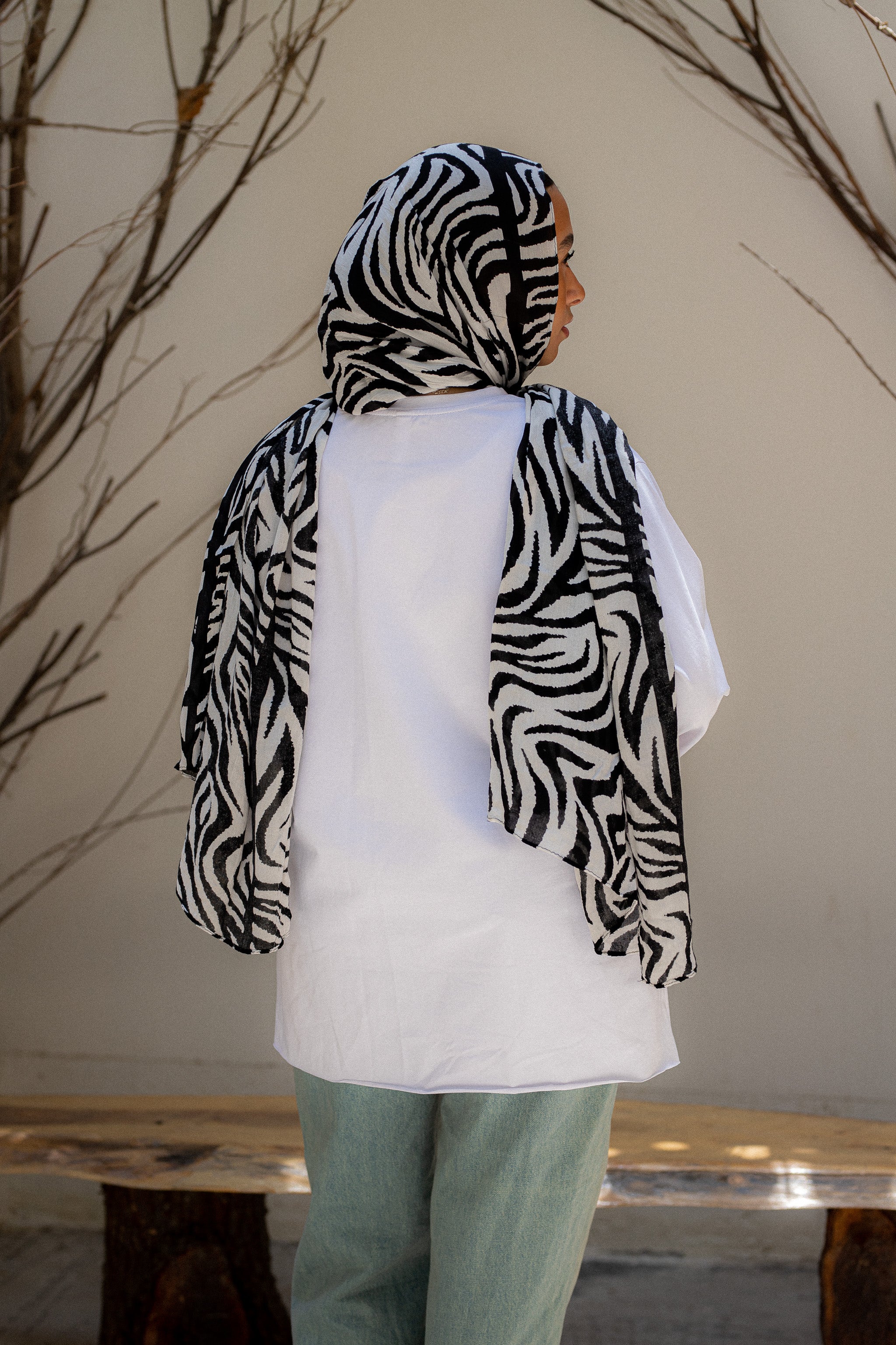 White Front pocket T-shirt