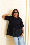 Half Lace Tee SS