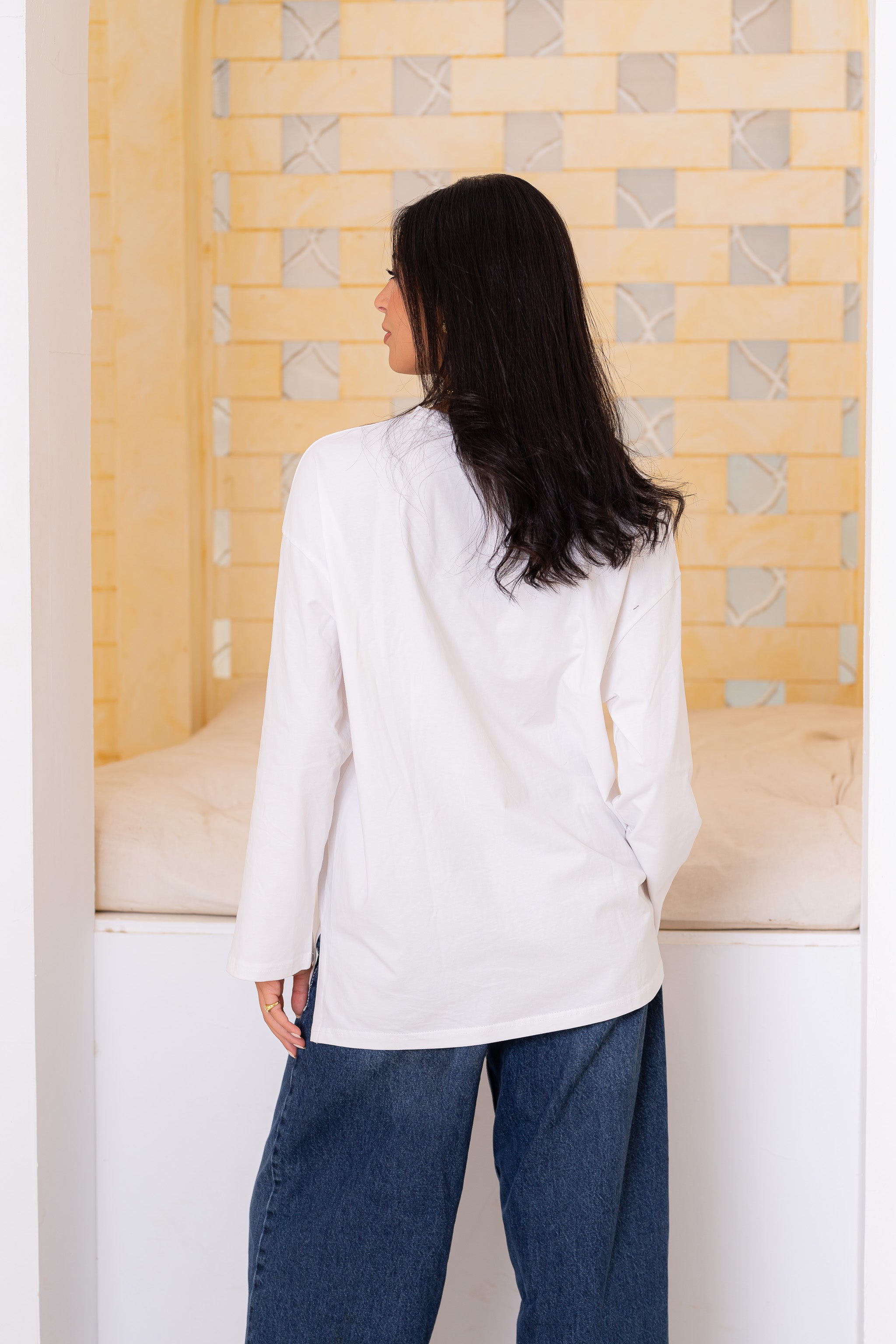 Slash-line Tee