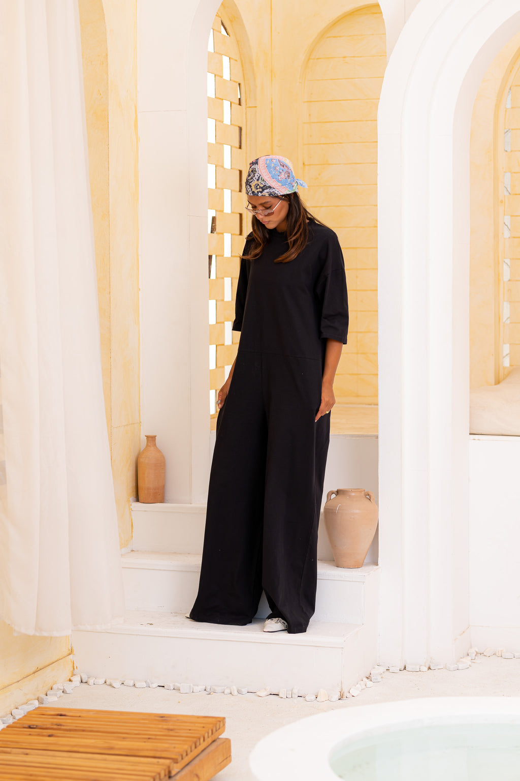 Oversized short sleeves Jumpsuit