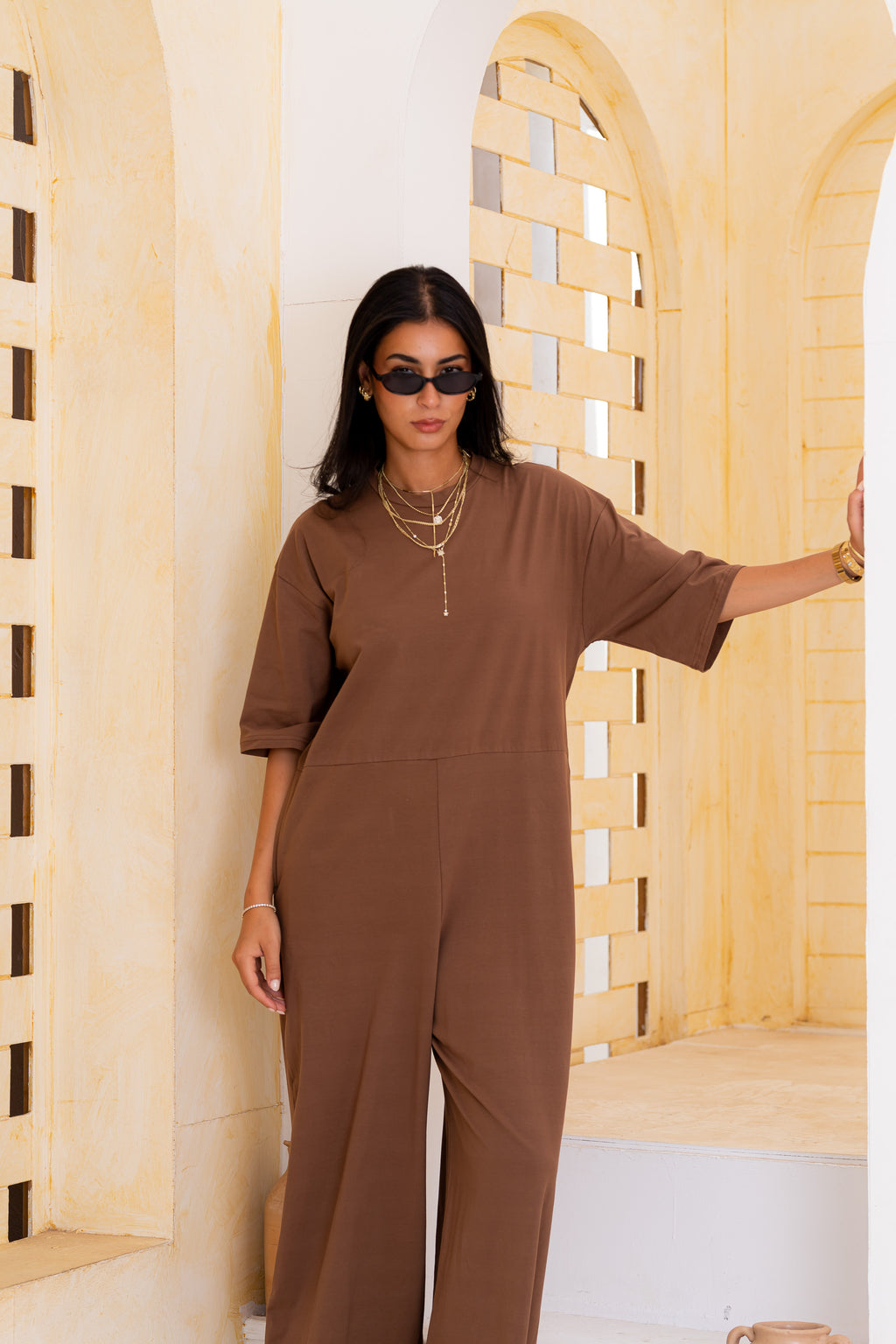 Oversized short sleeves Jumpsuit