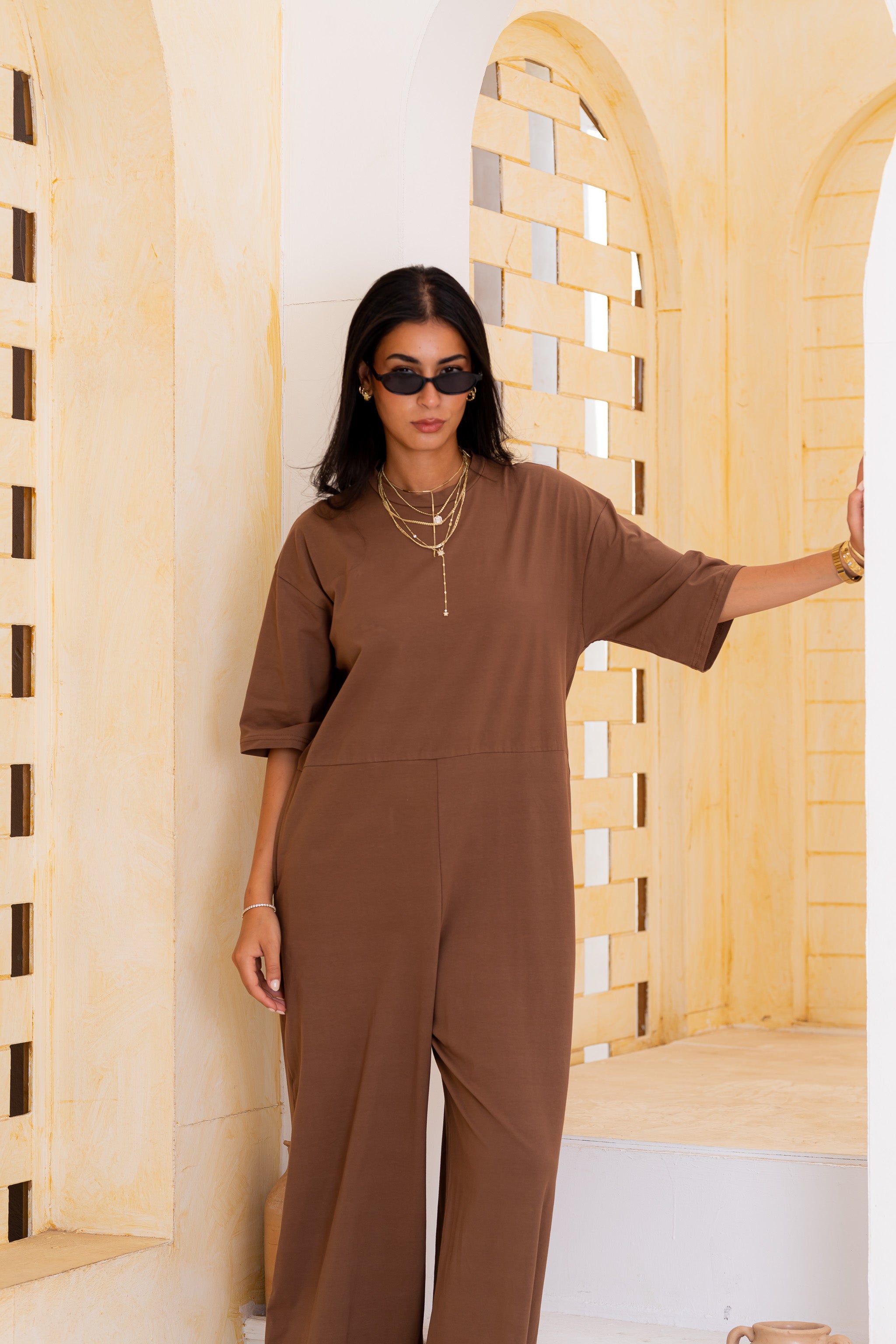 Oversized short sleeves Jumpsuit