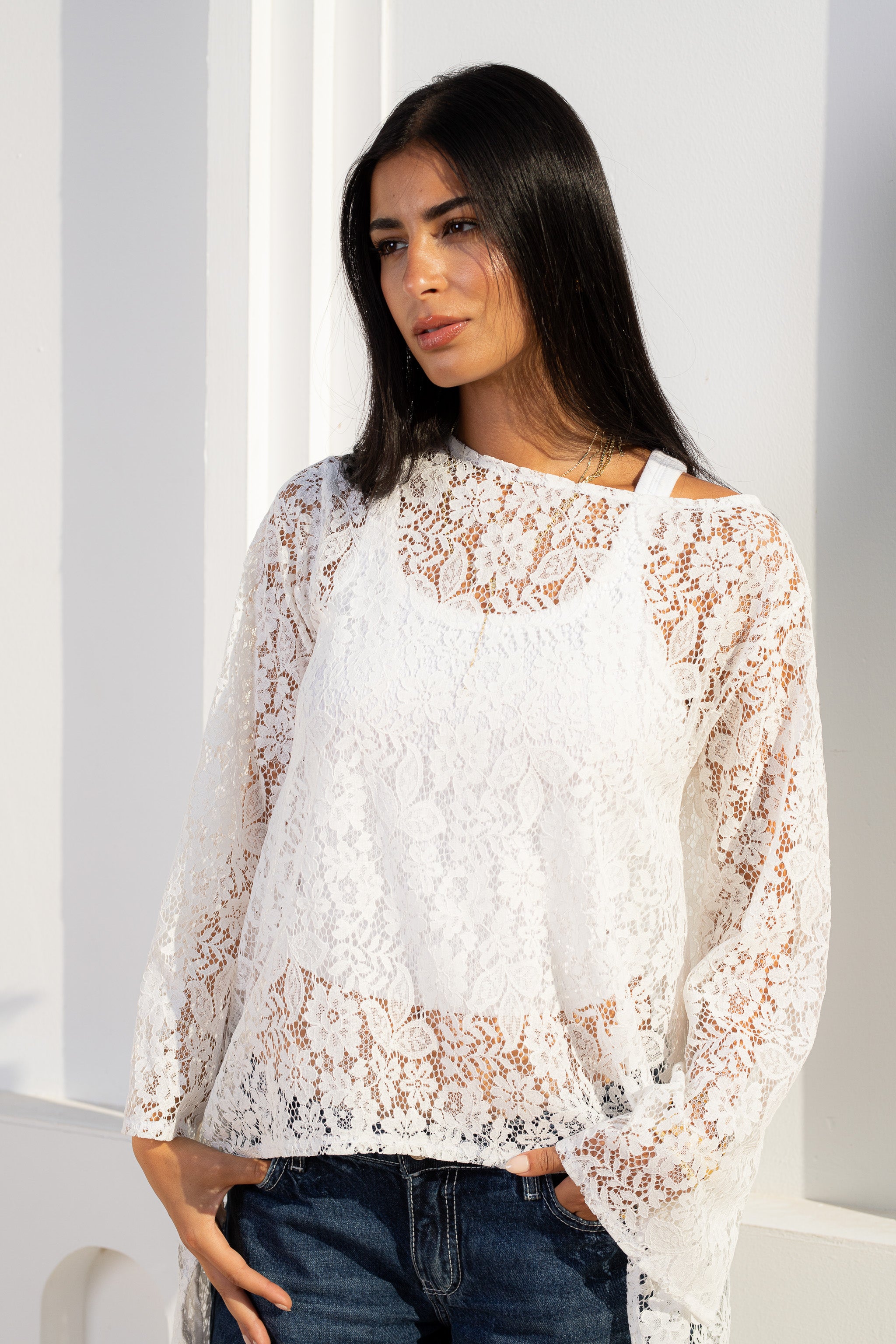Grace Hem Lace dress