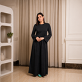 Half half dress long sleeves