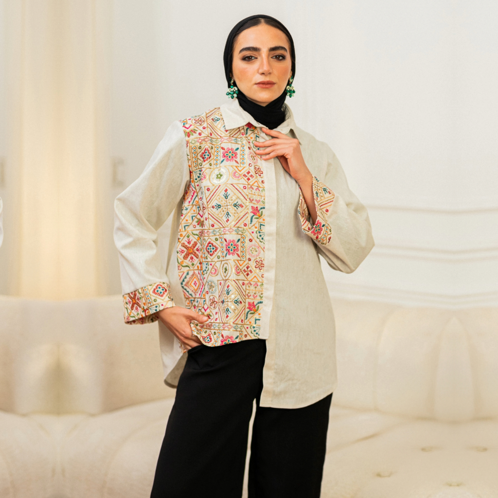 Floral Garden Hi-low Shirt