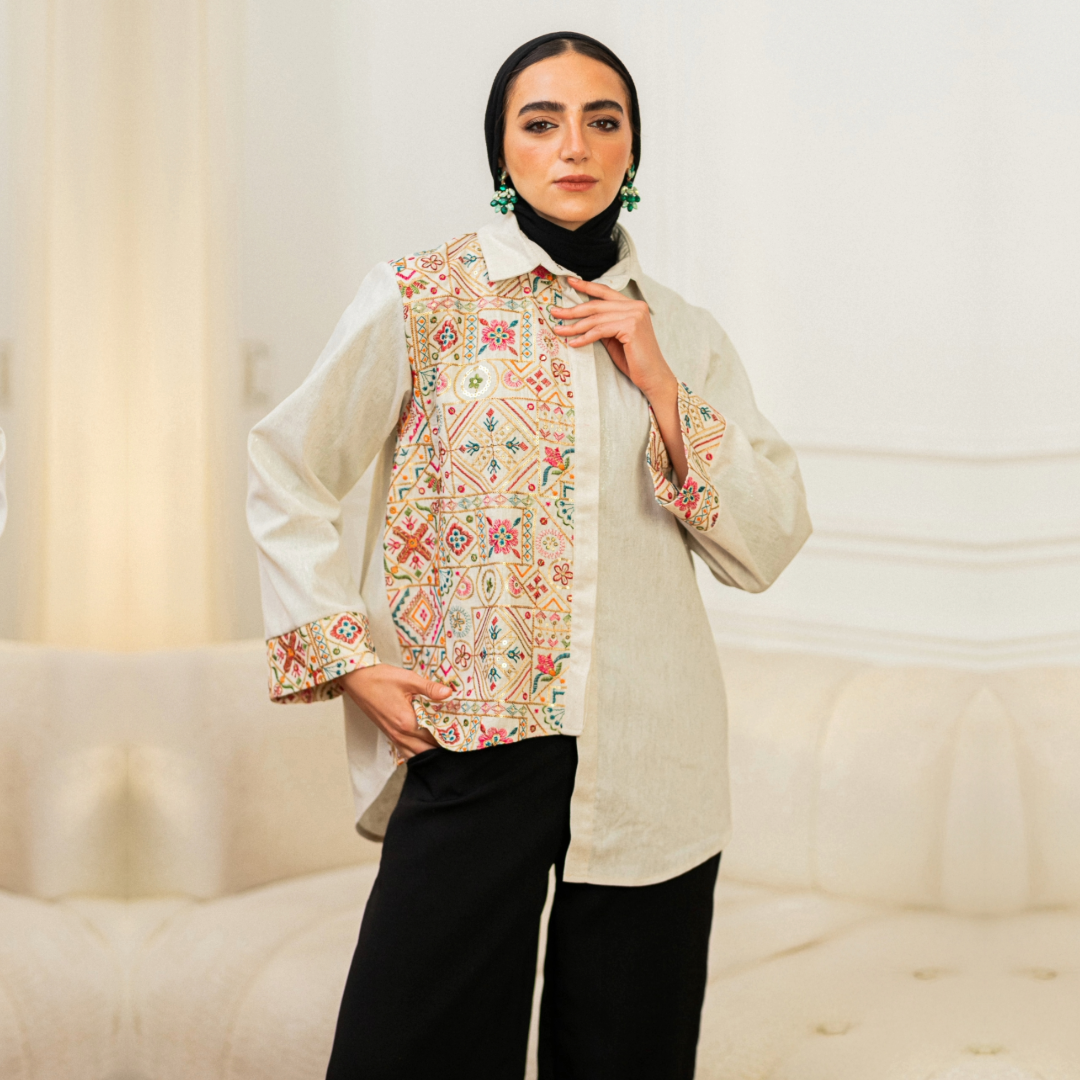 Floral Garden Hi-low Shirt