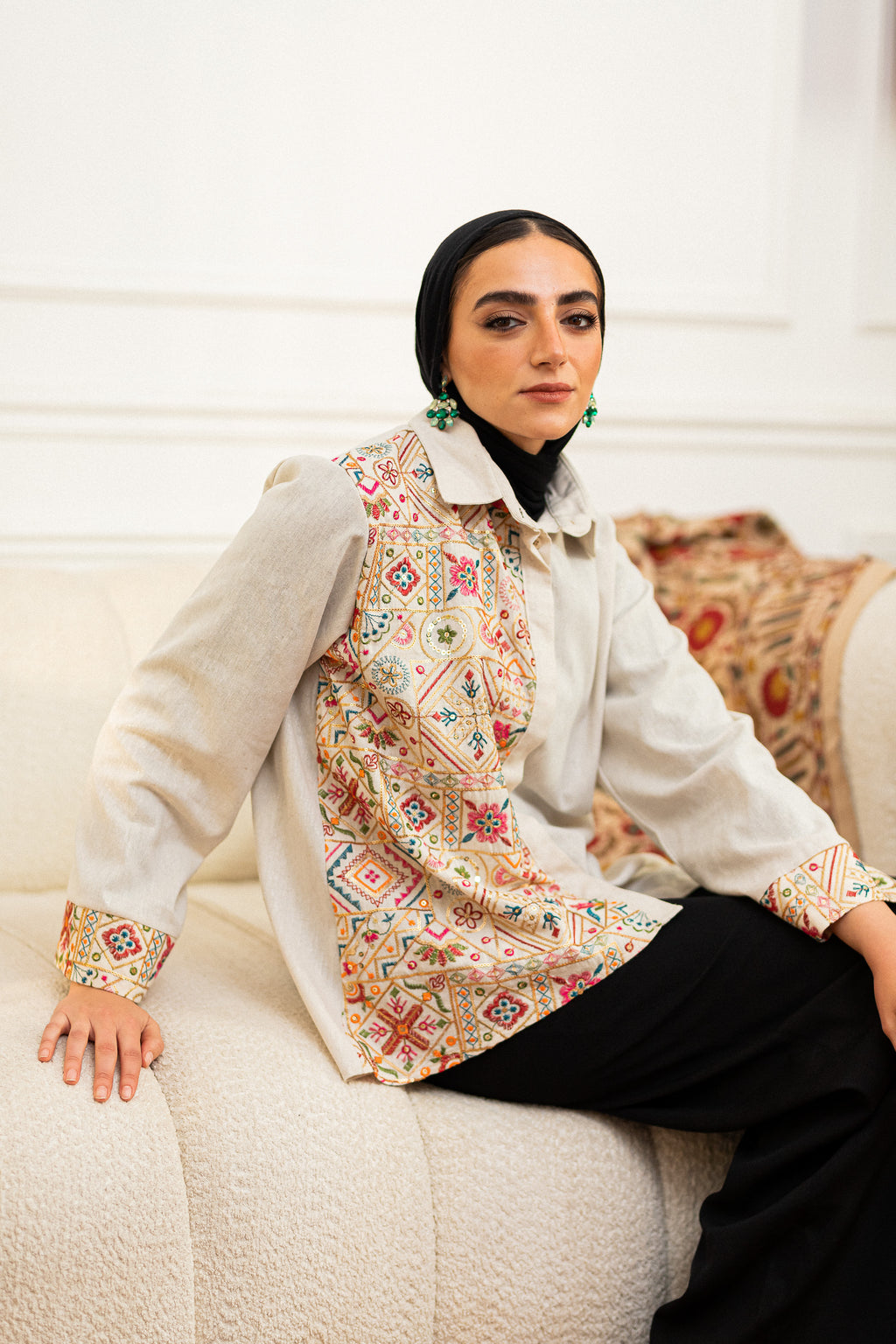 Floral Garden Hi-low Shirt