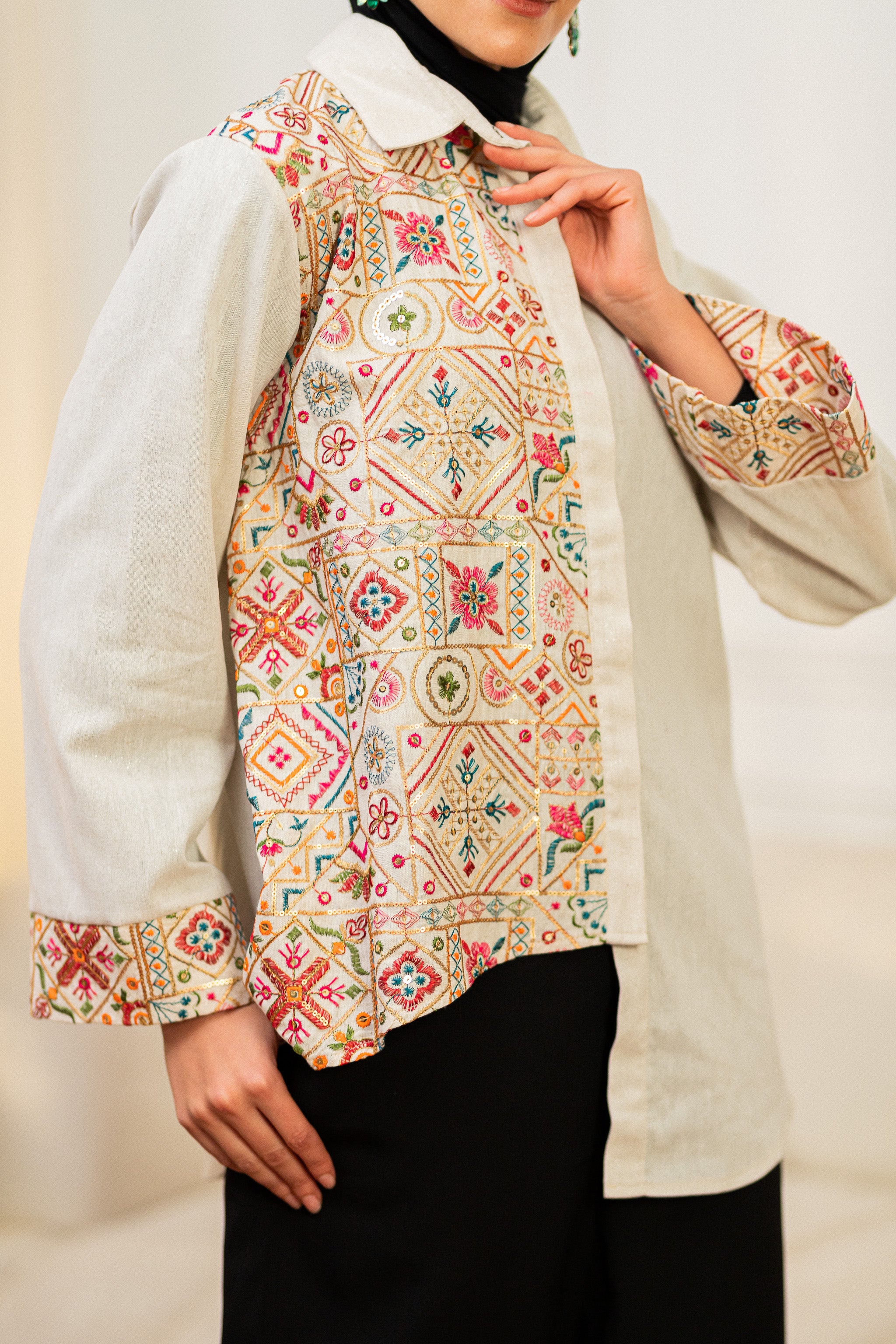 Floral Garden Hi-low Shirt